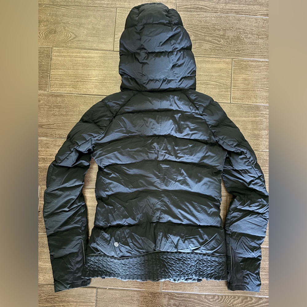 Lululemon Black Quilted Down Pullover - image 2